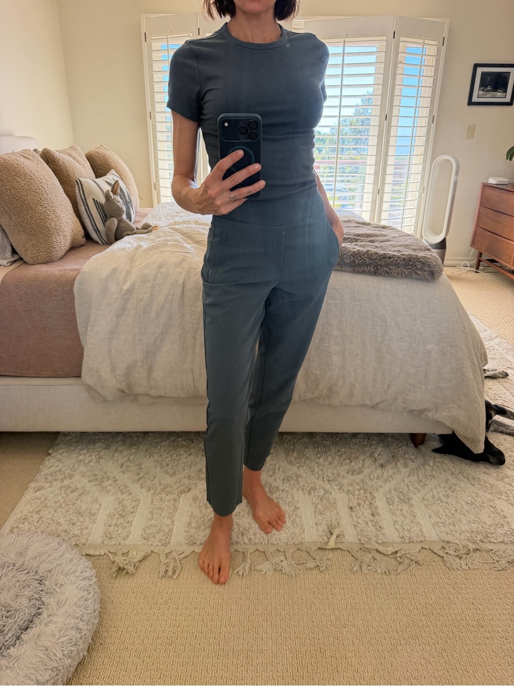 Athleta ankle travel pant Size 0 and Small matching top